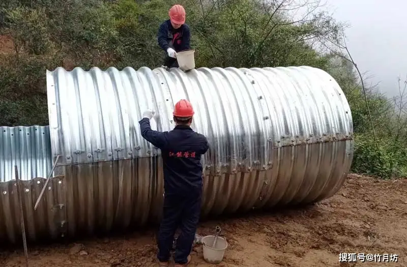 舊涵洞改造：鋼波紋管涵讓不修路也能換新涵的解決方案！